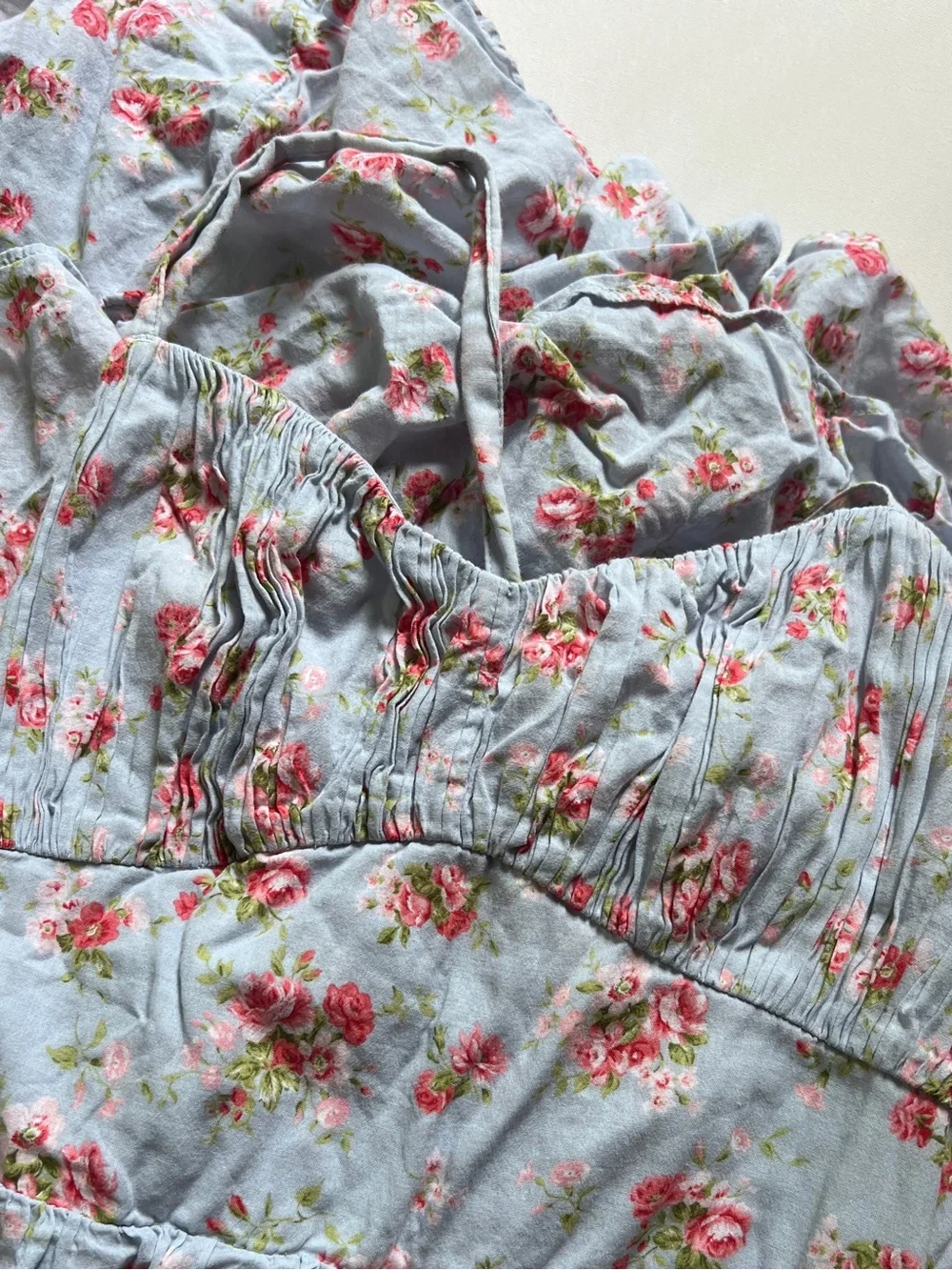 Abercrombie & Fitch floral blue